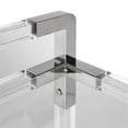 thumbnail image 4 of Uptown Club Azure 32" Acrylic and Stainless Steel Metal Bar Cart in Silver, 4 of 5