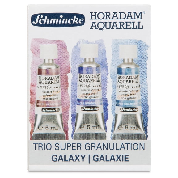 Schmincke Horadam Aquarell Artist Watercolor - Galaxy, Supergranulation, Set of 3, 5 ml, Tubes