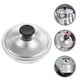 thumbnail image 4 of Tapa de sartén de aluminio Tapa de olla multifunción Tapa de sartén redonda Suministro de cocina Tapa de metal, 4 of 6
