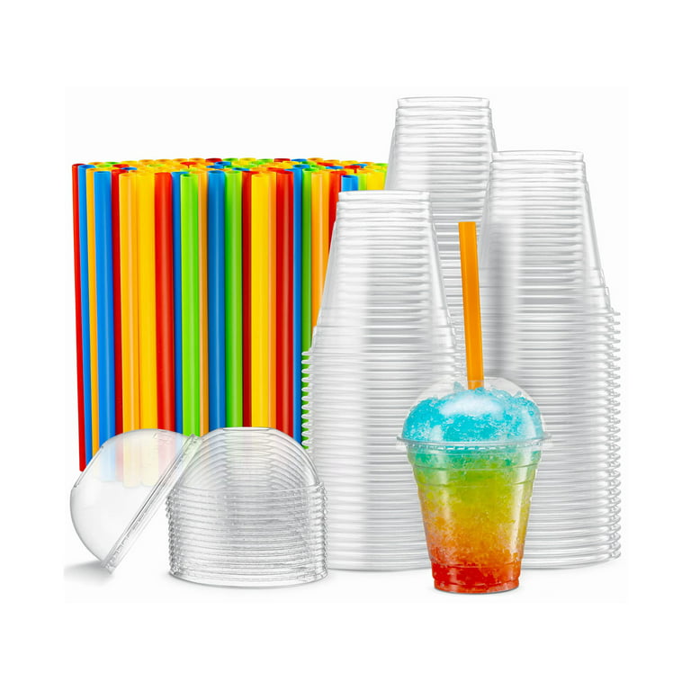 PET Plastic Cups, Bubble Tea, Cups & Straws