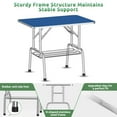 thumbnail image 2 of Demi Bonn 42" Foldable Dog Grooming Table with Adjustable Arm, Non-Slip Surface and Storage Tray for Home Use, Blue, 2 of 7