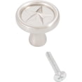 thumbnail image 2 of Texas Star Cabinet Knob, 1-1/4 Inches, Satin Nickel by Stone Harbor Hardware, 2 of 4