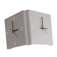 thumbnail image 3 of simhoa Double Sided Corner Wall Clock 2 Mode Lighting Hanging Clock for Living Room White, 3 of 8