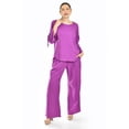 thumbnail image 1 of Set de lino con botones decorativos Roman Fashion /Juvenil, 0230 (Morado) violeta M, 1 of 6