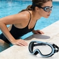 thumbnail image 4 of Anti-Fog No Leak Swim Goggles, Large Frame Swimming Mask Adjustable Strap for Adults Kids, Waterproof UV Protection Goggles for Pool Beach Training with, 4 of 5