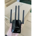 thumbnail image 2 of KradGingo WiFi Extender Internet Booster, 10000 Sq.ft Long Range Repeater Wireless Routers Amplifier, Mesh Wi-Fi 80% Faster, Support More Network Devices at Home, 2 of 6