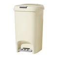 thumbnail image 2 of Wastebasket, Trash Can Convenient Lid  for Bathroom, 2 of 7