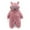 Pink, variant on HNMKIU Warm Bodysuit Outfit For Baby Boys And Girls Cozy Winter Wear Autumn Clothing Set Red,6-12 Months