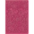 thumbnail image 1 of 5.37 x 8.25 in. ESV Student Study Bible, Berry Floral Design Trutone, 1 of 1