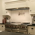 thumbnail image 6 of Akicon 42 Inch Range Hood Insert, Stainless Steel 8" Ducted Insert/Built-in Kitchen Vent Hood with 1200 CFM Suction, Dimmable LED Lights and Dishwasher Safe Filters, 4-Speed-Warm White, 6 of 8