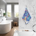 thumbnail image 6 of Abstract Geometric Shapes Cotton Face Towel Soft Hand Towel Absorbent Bathroom Towel for Kitchen Hotel, 6 of 7