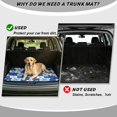 thumbnail image 4 of HUISEFOR Hibiscus Flower Car Trunk Mat 29" x 39" All Weather Trunk Protection Non-Slip Vehicle Interior Accessories Anti-Scratch Suitable for Most Cars SUV, 4 of 7