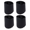 thumbnail image 4 of CHICHUMID 4 Pcs Black Rubber Ladder Pads Covers Round for Grip Enhancement, 4 of 7