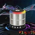 thumbnail image 4 of Bluetooth Speakers with Stereo Bass,Portable Speakers Bluetooth Wireless with RGB Lights,BT/Card/USB Drive/FM/AUX Pairing,4H Playtime,Waterproof Speakers for Travel Party Home Theater Outdoor, 4 of 4