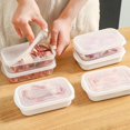 thumbnail image 4 of 350/700/800ml Food Container with Lid BPA Free Food Grade Fresh-Keeping Refrigerator Food Storage Bento Box Daily Life, 4 of 8