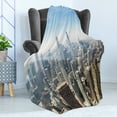 thumbnail image 4 of Cityscape Soft Flannel Fleece Blanket, Aerial View of Chicago USA Tall Buildings Contemporary Architecture Skyscrapers, Cozy Plush for Indoor and Outdoor Use, 50" x 70", Multicolor, by Ambesonne, 4 of 5