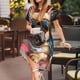 thumbnail image 3 of Balery French Bulldog In Sunglasses Vestidos sueltos de manga corta para mujer, vestidos de verano 2025, vestidos casuales de corte A con vuelo., 3 of 6
