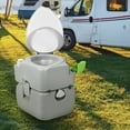 thumbnail image 4 of Dextrus Portable Toilet with Carry Bag for Camping, 5.8 Gallon RV Toilet Portable Potty for Adults, 4 of 7