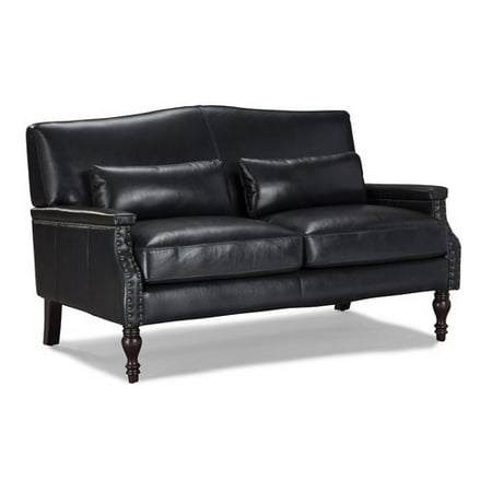 Red Barrel Studio Eubanks Leather Loveseat Red Barrel Studio Eubanks Leather Loveseat