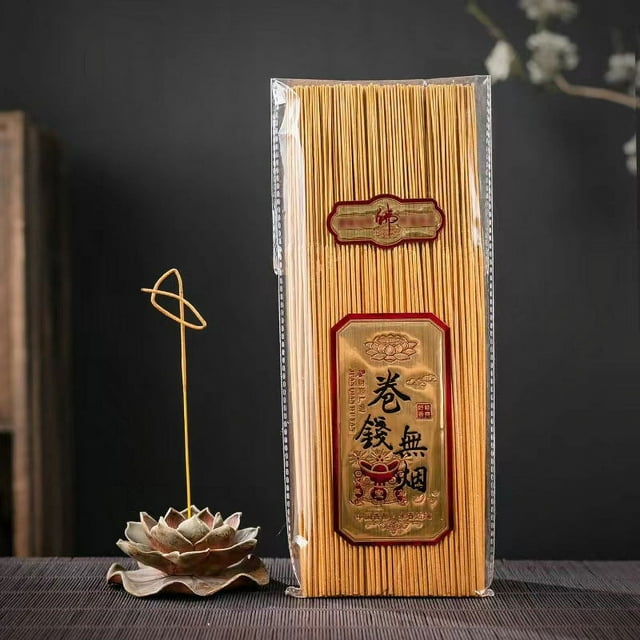 Xihbxyly Juego de Varillas de Incienso, Mezcla de Sándalo Natural, Combustión Lenta Sin Cenizas, Aroma Relajante para El Hogar y La Oficina, Meditación Budista, Paquete de 250 Unidades