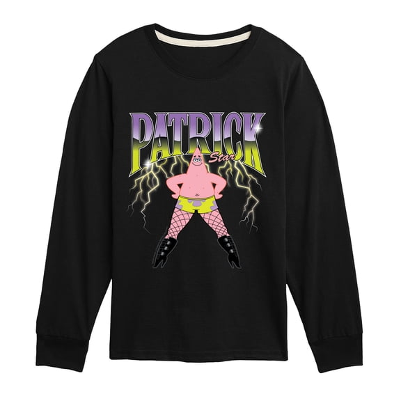 SpongeBob SquarePants - Patrick Star - Youth Boys Long Sleeve Graphic T-Shirt