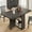 Dark Walnut, variant on 2025 New Folding Dining Table with Wheels and 2-Tier Storage Rack,Versatile Dinner Table for Small Spaces,Space-Saving,Folding Kitchen Table