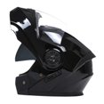 thumbnail image 1 of Casco para motocicleta, cascos protectores con visera, ventilación, transpirable negro XL claro, 1 of 8