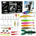 thumbnail image 2 of 30Pc Fishing Tackle Advent Calendar Daily Surprise Gifts For Men Teen Boys Christmas Countdown To Fishing Season Compact Water Resistant Tackle Box, 2 of 7