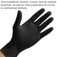 thumbnail image 5 of Baodeli Black Nitrile Disposable Gloves 6 Mil. Chemical Resistance, Latex & Powder Free, Textured Fingertips Gloves(Large - 100Pcs), 5 of 7