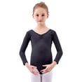 thumbnail image 2 of Agkizg Long Sleeve Leotards for Girls Gymnastics Kids Toddler Tumbling Outfits, Sizes 2-15 Years, 2 of 5
