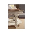 thumbnail image 5 of Pemberly Row Set of 3 Round End Table & Oval Coffee Table in White and Brown, 5 of 7
