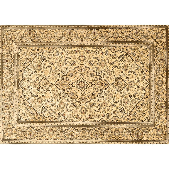 Ahgly Company Indoor Rectangle Persian Brown Traditional Area Rugs, 5' x 7'