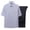 Gray clothing sets for men, variant on Jessboyy Men's Short Sleeve Button Down Shirts and Pants Sets Spring Outfits for Men Casual Summer Going Out Outfit Relaxed Fit Clothing Set 2pc Dark Blue,XL