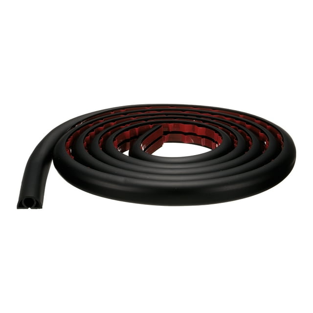 Uxcell Housse de Cordon 8 Pieds pour Plancher L0.3"xH0.3 Pouces Cache-Câbles de Rallonge Housses de Fil Noir