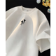 thumbnail image 2 of Moda al aire libre y ropa casual Camiseta de mujer Y2K camisa diseñada con estrellas algodón de alta calidad cómodo y suelto top para hombre, 2 of 5