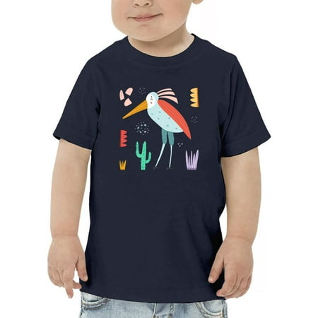 

Funny Kids Heron Drawing T-Shirt Toddler -Image by Shutterstock 4 Toddler