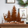 thumbnail image 5 of Ayieyill Christmas Tabletop Decorations Indoor, 5pcs Tree and Reindeer Rustic Christmas Decor, 5 of 7