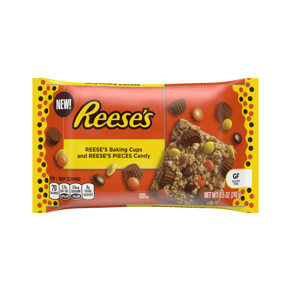 Reese's, Baking Peanut Butter Cups and Reese's Pieces Candy, 8.5 Oz