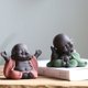 thumbnail image 5 of RV Mini estatuilla de Buda de cerámica monje té mascota estatua de Buda en miniatura chino Maitreya Feng Shui Ornamen Sailing Electrónica, 5 of 5