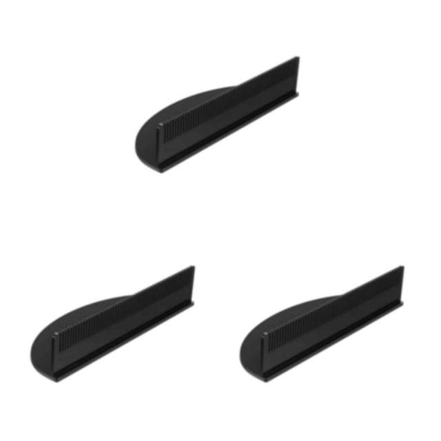 Ruiboury Display And Hair Extensions Convenient Braiding Hair Rack Reliable And Reusable black 3Set