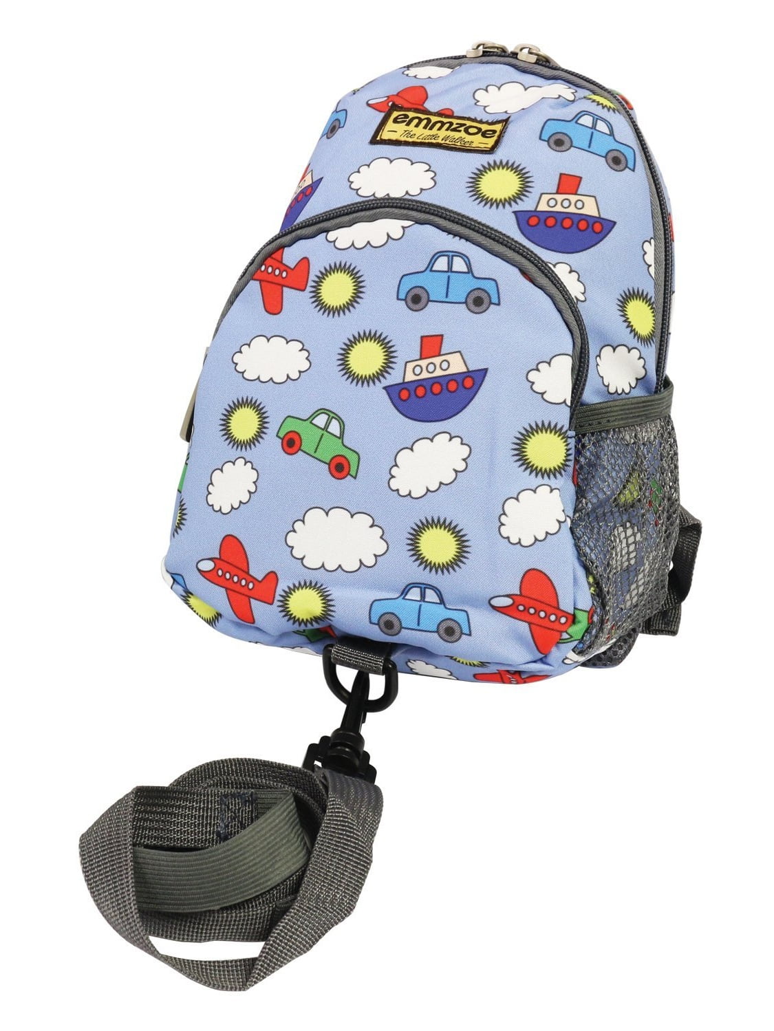 Emmzoe Little Walker Toddler Backpack w/ Detachable Leash Sea Dress 
