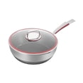 thumbnail image 2 of Sartén Universal Pan Small Capital Pan con Fondo Plano adherente, Sartenes de Fondo Plano Sartén Profunda Wok Sartén para Restaurante de Cocina perfecl sartén, 2 of 8