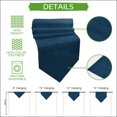 thumbnail image 5 of Dark Blue Table Runner Linen Burlap Table Runner 70 Inches Long Rustic Farmhouse Solid Color Dresser Scarves for Kitchen Island Coffee Dining Room Party Wedding Banquet Holiday Decoration 13"x70", 5 of 8