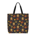 thumbnail image 1 of Easygdp Wild West Golden Horseshoe Bolsa Tote para Mujer, Bolso de Hombro para Trabajo, Playa, Viajes, Compras y Supermercado, 1 of 7