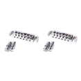 thumbnail image 1 of Greeniant Puente de metal Instalación práctica Sillín reemplazado Tamaño compacto Sillín reemplazado Equipo musical Accesorios para instrumentos Plata GA106 2piezas Greeniant CBP490596, 1 of 6