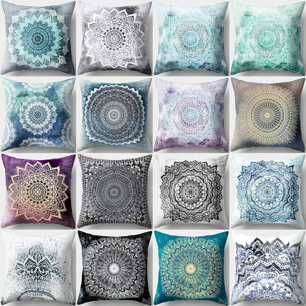 Koszal Fashion Pattern Print Pillow Case Home Decoration Bed Sofa Throw  Cushion Cover