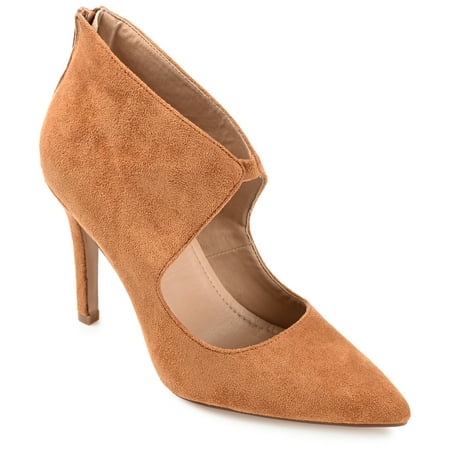 

Journee Collection Womens Junniper Back Heel Zip High Stiletto Pointed Toe Pumps