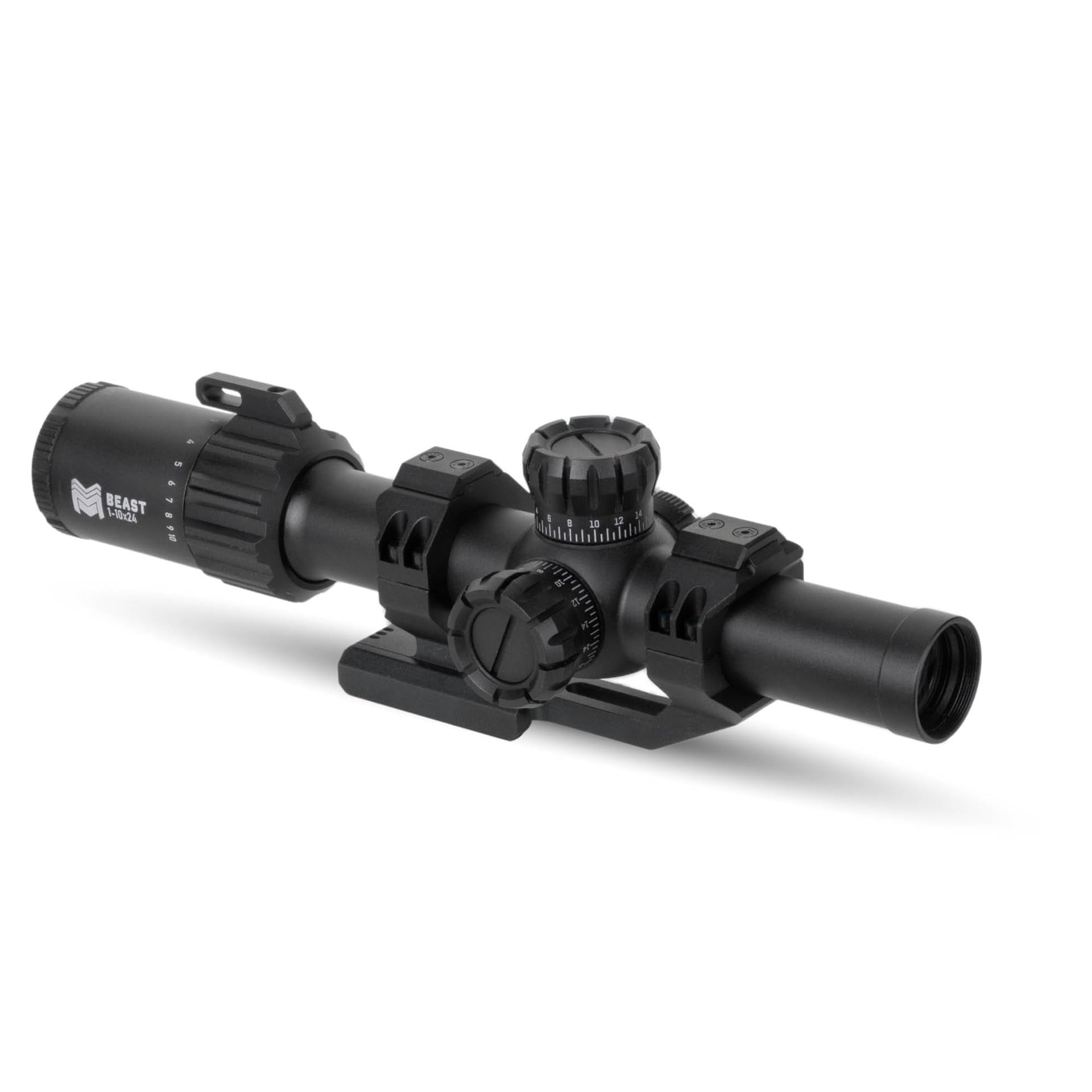Monstrum Beast SFP 1-10x LPVO Scope with Extra-Low Dispersion Glass | CM9 Reticle