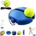thumbnail image 1 of Tennis Ball Training Baseboard, Tennis Trainer Equipment Set, Tennis Trainer Ball with String, Tennis Trainer Rebound Ball, Multifunction Tennis Practice Rebounder for Backyard, 1 of 6