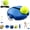 Blue-1PC, variant on Tennis Ball Training Baseboard, Tennis Trainer Equipment Set, Tennis Trainer Ball with String, Tennis Trainer Rebound Ball, Multifunction Tennis Practice Rebounder for Backyard
